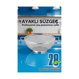 Skygo 28 cm Süzgeç - Makarna Süzgeci Pirinç Meyve Süzgeci 304 Paslanmaz Çelik