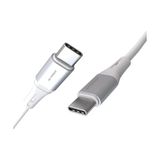 Skygo 2ADET x 2metre Type C-C Kablo Seti, 60WATT Pd Hızlı Şarj, iPhone 15/16/17 ve Andoid Için, Beyaz/gümüş Metal, Remorax (2AD x 2metre Beyaz) - 1 GB - 00-Siyah - Beyaz - Option-1