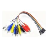 Skygo 30 cm 10 Pin Krokodil - Jumper Kablo (Dişi) - 1 GB - 00-Siyah - Beyaz - Option-1