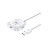 Skygo 4 Port USB 3.0 Çoklayıcı Hub Beyaz - 1 GB - 00-Siyah - Beyaz - Option-1