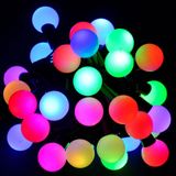 Skygo 5 mt 28 Led Fişli RGB Mini Top Led Siyah Kablo