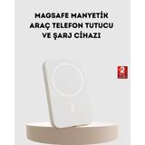 Skygo 5000MAH Manyetik Powerbank – iPhone Serisi Için Taşınabilir Kablosuz Şarj Cihazı - 001-Renkli