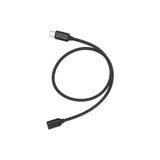 Skygo 50CM Type-C Uzatma Kablosu – 60W Hızlı Şarj ve 3A Akım Destekli Usb-C Erkek Dişi Kablo | 24PIN 56K Dirençli Dayanıklı | Laptop, Tablet ve Telefon ile Uyumlu (50CM) | ZR73 - 1 GB - 00-Siyah - Beyaz - Option-1