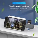 Skygo 7in1 Micro Usb, Type C, Apple Iphone 15, 14, 13, 12, 11 Pro,pro Max Uyumlu, Multi, Kart Okuyucu, Otg, Sd Tf USB Dönüştürücü - 1 GB - 00-Siyah - Beyaz - Option-1