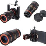 Skygo 8X18 Zoom Teleskop Telefon Kamera Lensi Mini El Dürbünü