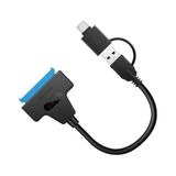 Skygo A4204 2in1 USB 3.0 Type-C To 2.5 Inç Sata HDD SSD Çevirici Dönüştürücü - 1 GB - 00-Siyah - Beyaz - Option-1