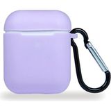 Skygo Airpods 2/1 Nesil Uyumlu Kılıf Silicone Fit (Silikon) Lila Renk - Option-1 - Altın
