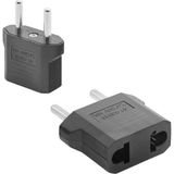 Skygo Amerikan Fiş Çevirici Adaptör | Us To Eu Tr Priz Dönüştürücü | 10A 250V Güvenli Bağlantı | Siyah Seyahat Adaptörü | Laptop, Telefon Şarj Cihazları ve Küçük Ev Aletleri ile Uyumlu - 0 - Siyah - Option-1