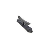 Skygo Antika Tarz Dekoratif Pirinç Çiçekli Pencere Kolu - 165x38 mm, Oksit