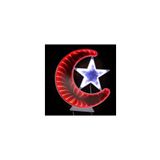 Skygo Ay Yıldız Pano Türk Bayrağı Şerit Ledli Işıklı Tablo Hediyelik