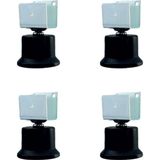 Skygo Bekleme Bingo Ayak U-Sunta - 50MM - Siyah 35x19 HKS281 - 4 Adet