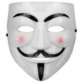 Skygo Beyaz Renk Pembe Yanaklı İthal V For Vendetta Maskesi