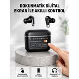 Skygo Bluetooth 5.3 Anc Kablosuz Kulaklık – Dokunmatik Kontrol, Dijital Ekran ve Uzun Pil Ömrü