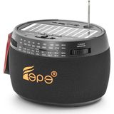 Skygo Bluetooth Fm Radyo USB Tf Aux Solar Şarjli Taşinabilir Kamp Hoparlör FP396S - Çok Renkli