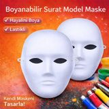Skygo Boyanabilir Surat Model Maske – Lastikli Kendin Tasarla