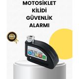 Skygo Çelik Gövdeli Alarm Disk Kilidi Motosiklet ve Bisiklet Için Güvenlik