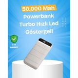 Skygo Çoklu Cihaz Uyumlu LED Ekranlı 50000 Mah Powerbank - 001-Renkli