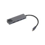 Skygo Dark USB 3.1 Type-C To Ethernet/hdmı/usb 3.0 - USB 2.0 / Usb-C Pd 65W Macbook Pro/air & Notebook/ultrabook Için Port Çoklayıcı Hub (DK-AC-U31X46) - 1 GB - 00-Siyah - Beyaz - Option-1