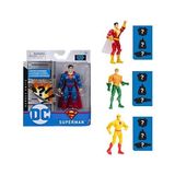 Skygo Dc Comics 10 cm Superman 3 Gizem Aksesuarlı Aksiyon Figürü, (Asorti)
