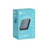 Skygo EH210 Gigabit Ethernet Splitter 1 To 2, Lan Çoğaltıcı 1000 Mbps, Usb-C Güçlü, Dual Port Ethernet Bölücü, Tak Çalıştır Network Splitter - 1 GB - 00-Siyah - Beyaz - Option-1