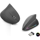 Skygo Ergonomik Dikey Gaming Mouse Dual Mode 1600 Dpi Sessiz Rgb - Siyah ND1211 - Aqua