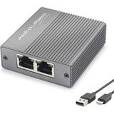 Skygo Gigabit Ethernet Switch 4 Port Type C Güç Girişli Gri HDX1413 - Standart