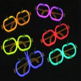Skygo Glow Stick Elma Gözlük - Glow Partisi Gözlüğü - Glow Stick Gözlük 12 Adet