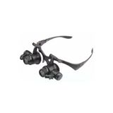 Skygo Gözlük Modeli 10X 15X 20X 25X Lens 2 Led Işıklı Büyüteç 9892G