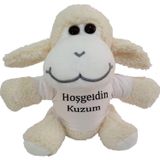 Skygo Hoşgeldin Kuzum Tişörtlü Peluş Kuzu