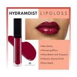 Skygo Hydramoist Lipgloss 10 Whisper Nemlendirici Dudak Parlatıcısı, Bordo