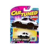 Skygo Jdm Seri 1 1985-87 Sprinter Trueno Gt-Apex AE86, Siyah Beyaz, Diecast Metal Oyuncak Araba, Koleksiyon - Ahşap - Option-1