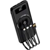 Skygo Kablosuz Çoklu Şarj Girişli 10.000 Mah Kablolu Powerbank Taşınabilir - 001-Renkli
