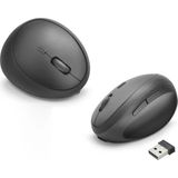 Skygo Kablosuz Ergonomik Dikey Gaming Mouse Dual Mod 3200 Dpi 6 Tuş Bilek Dostu - Siyah ND1210 - Çok Renkli