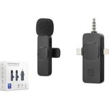 Skygo Kablosuz Mikrofon 3.5mm + Type-C + Lightning (SIYAH,HDX2781) - Seçenek Mevcut Değil - Renkli