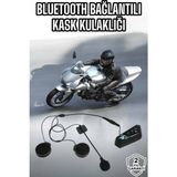 Skygo Kask Kulaklığı Motosiklet Intercom Interkom Dinleme Konuşma Özellikli Su Geçirmez