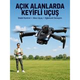 Skygo Katlanabilir Çift Kameralı Drone ile Hadan Fotoğraf ve Video Çekimi - Renkli