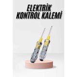 Skygo Kontrol Kalemi Çift Başlıklı Şeffaf Elektrik Testi Değişken Uçlu