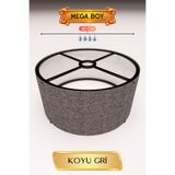 Skygo Koyu Gri Lambader Başlığı 35 CM Mega Boy