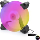 Skygo Krm Kasa Fanı 5. Nesil Rgb 12 cm - Siyah ND2664 Krm