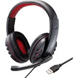 Skygo Kulaklık USB Ps4 Uyumlu - Siyah Kırmızı HD1171