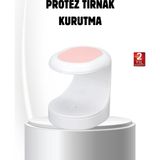 Skygo LED Mini Oje Kurutucu Taşınabilir Hızlı Kuruma Cihazı 3 LED Işıklı