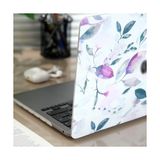 Skygo MacBook Air 13 Inç Kılıf A1369 A1466 Uyumlu Mor Çiçek Desenli Hard Case Sert Koruyucu Kapak Floral Printed Laptop Case 2010-2017 Beyaz - 1 GB - 00-Siyah - Beyaz - Option-1