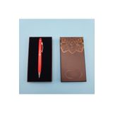 Skygo Mandala Desenli Kutulu Kırmızı Touchpen Tükenmez Kalem