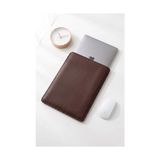 Skygo Minimalist 13 Inç Laptop Kılıfı, Vegan Deri, Su Itici Özellikli, Bilgisayar Notebook Laptop Çantası (Acı Kahve, 13 Inç) - 1 GB - 00-Siyah - Beyaz - Option-1
