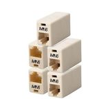 Skygo Mn6 M14 5 Adet RJ45 Ethernet Kablo Birleştirici, Cat5 CAT5E Cat6 Uyumlu Dişi Dişi Lan Kablo Uzatma Aparatı - 1 GB - 00-Siyah - Beyaz - Option-1