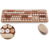 Skygo Mofii Kahverengi Sweet Dm Combo Klavye Mouse Set
