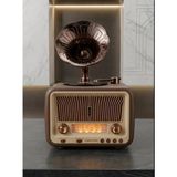 Skygo Nostaljik Gramofon Tasarımlı Bluetooth Hoparlör-Fm/am/sw 3 Band Radyo-Usb/tf Kart - Kahverengi