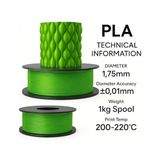 Skygo Pla+ Filament 1.75MM 1 kg - Açık Yeşil - 1 GB - 00-Siyah - Beyaz - Option-1
