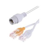 Skygo Poe Combiner/mux, Üç Yönlü RJ45 Konnektör Aksesuarları, Üç Yollu RJ45 Konektörü, - 1 GB - 00-Siyah - Beyaz - Option-1