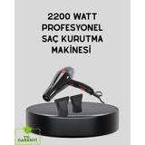 Skygo Profesyonel 2200W Fön Makinesi – Ac Motorlu, Hızlı Kurutma, Hafif Tasarım